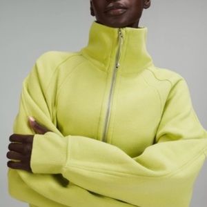LULULEMON WASABI FUNNEL NECK OVERSIZED SCUBA SIZE XS/S